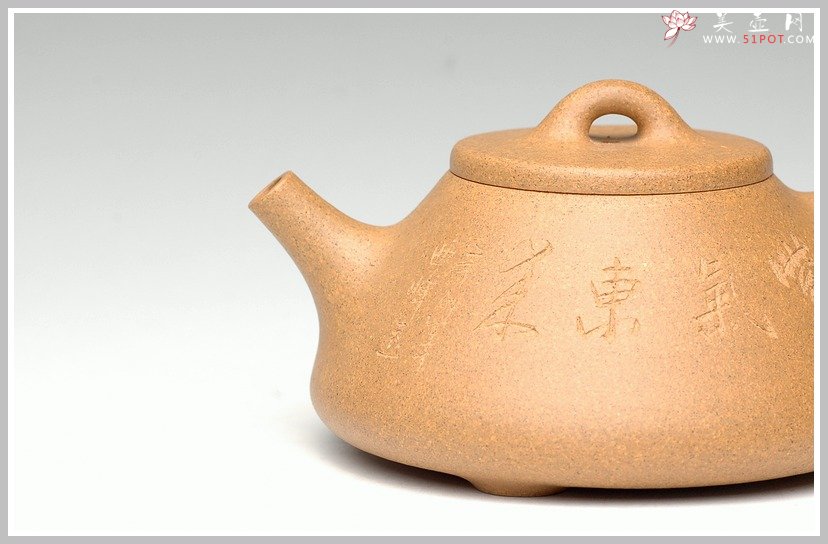 紫砂壶图片：全手段泥子冶石瓢1 - 美壶网