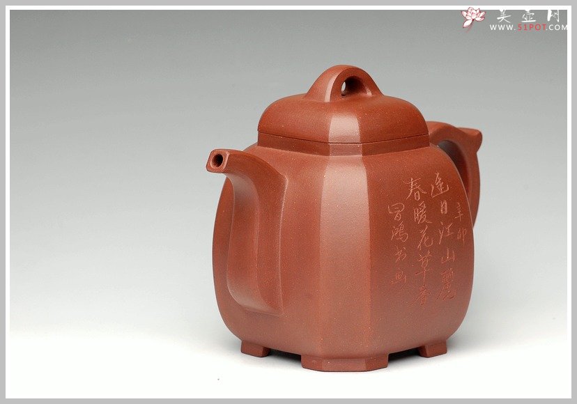 紫砂壶图片：全手 八方福壶 - 美壶网