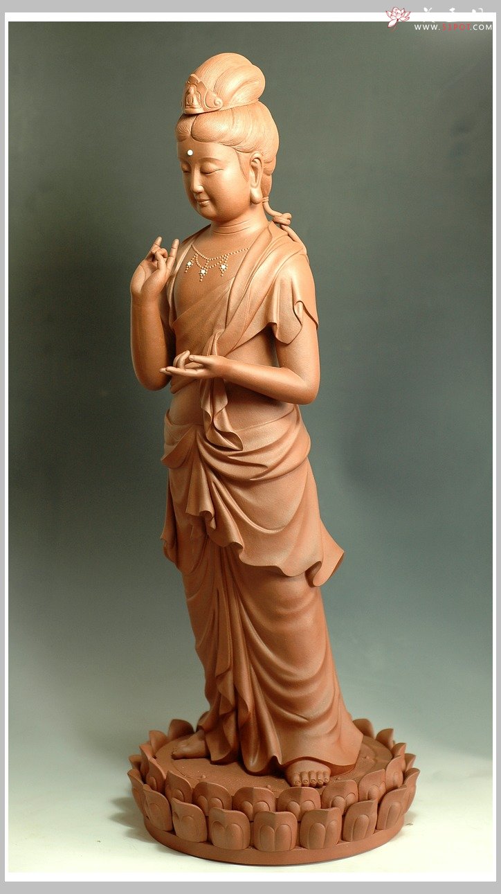 紫砂壶图片：莲花观音 - 美壶网