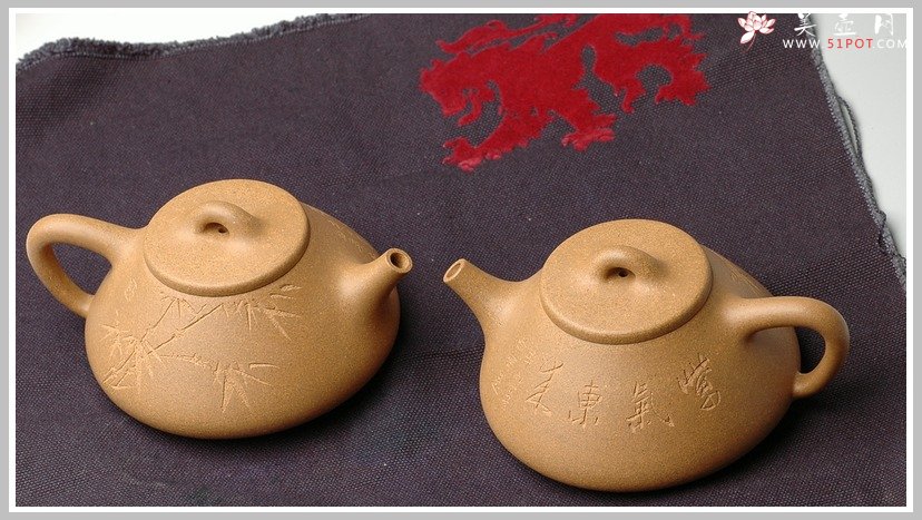 紫砂壶图片：全手段泥子冶石瓢1 - 美壶网