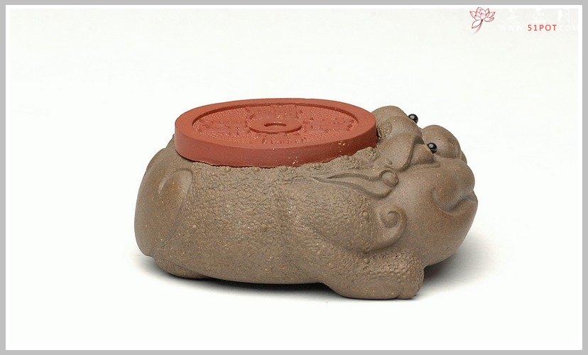 紫砂壶图片：金蟾托盖 - 美壶网