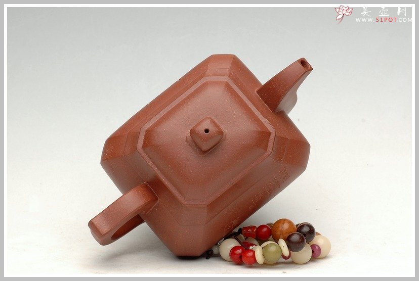 紫砂壶图片：四方抽角 - 美壶网