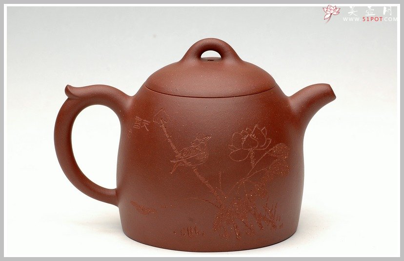 紫砂壶图片：全手稳.重之秦权 - 美壶网