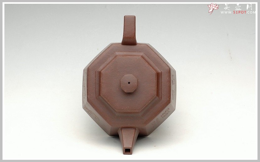 紫砂壶图片：全手大八方壶 - 美壶网