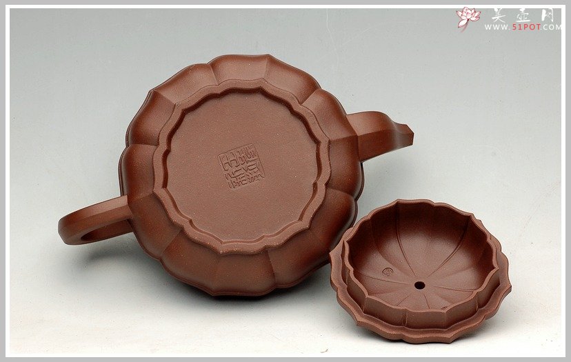 紫砂壶图片：求道之菱韵莲花 - 美壶网