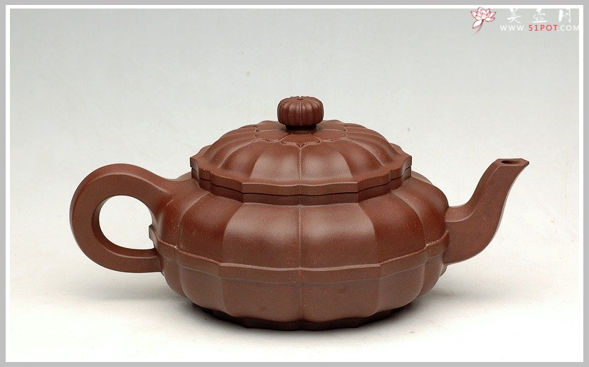 紫砂壶图片：求道之菱韵莲花 - 美壶网