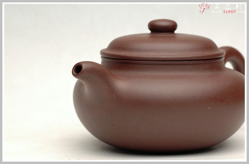 紫砂壶图片：全手一捺底刹瓦成型之仿古 - 美壶网