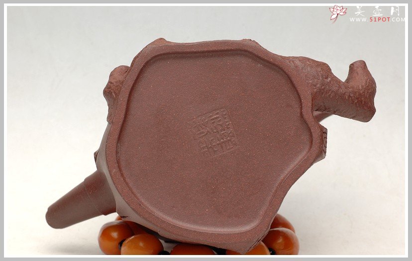 紫砂壶图片：苍健俊逸之全手松桩 - 美壶网