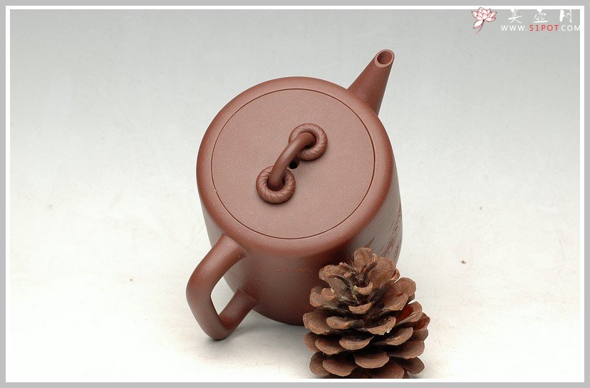 紫砂壶图片：全手剑流双圈 - 美壶网