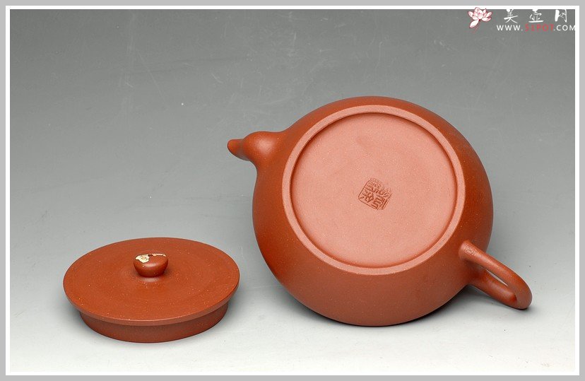 紫砂壶图片：君子之德 全手如意玉璧 - 美壶网