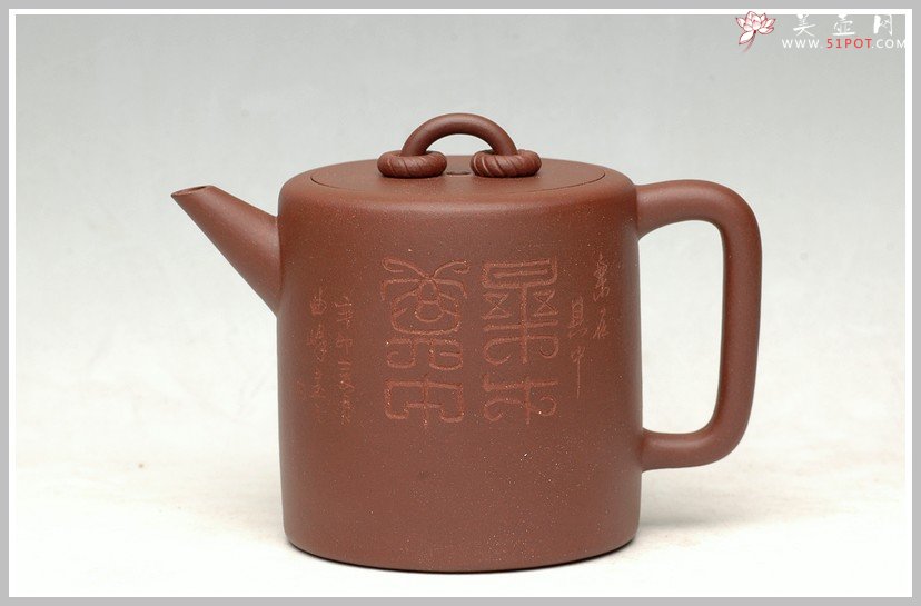 紫砂壶图片：全手剑流双圈 - 美壶网