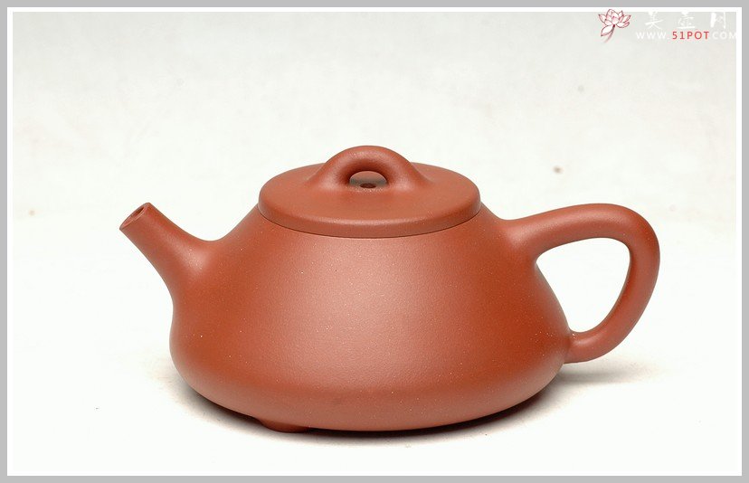 紫砂壶图片：自品之子冶石瓢 全手 - 美壶网