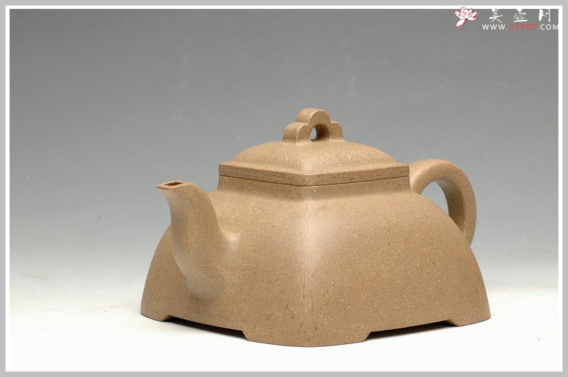 紫砂壶图片：老段 全手精工孤菱 - 美壶网