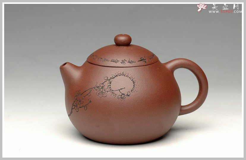 紫砂壶图片：饱满可人小文旦 - 美壶网