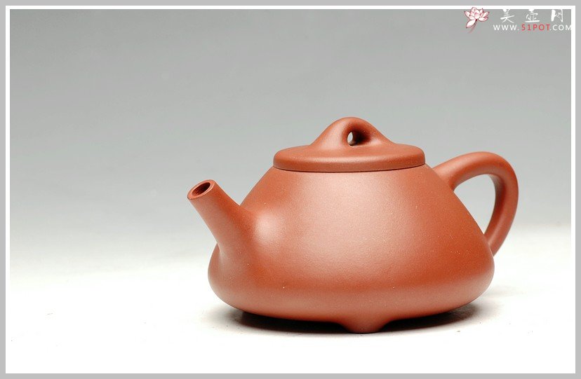 紫砂壶图片：功夫茶必备实用佳品 小子冶石瓢120cc - 美壶网