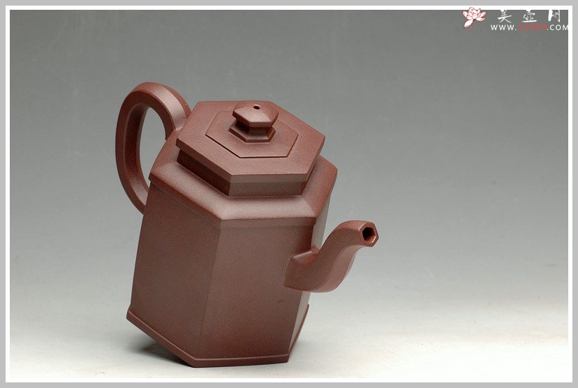 紫砂壶图片：实力之作 全手精品 石耕六方 - 美壶网