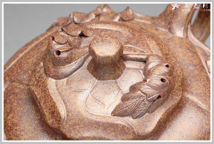 紫砂壶图片：窑变之美 风卷葵 - 美壶网