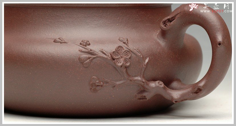 紫砂壶图片：优雅之作 紫泥清香 - 美壶网