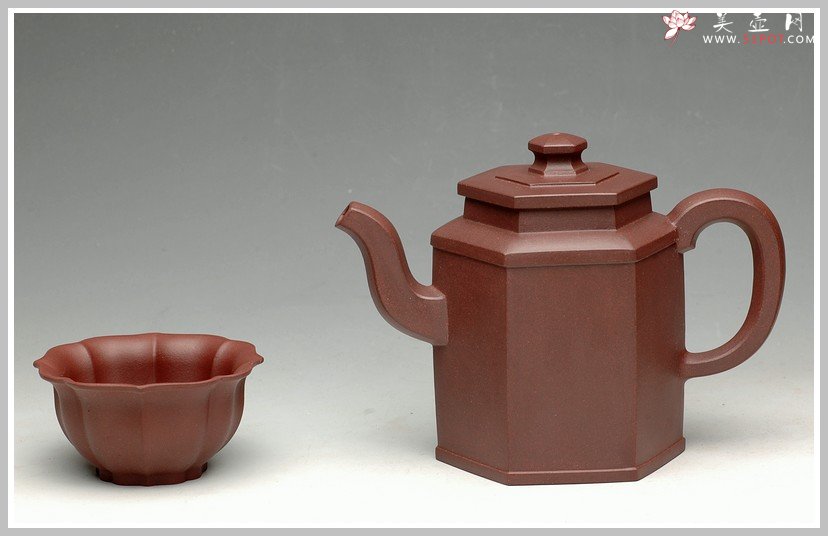 紫砂壶图片：实力之作 全手精品 石耕六方 - 美壶网