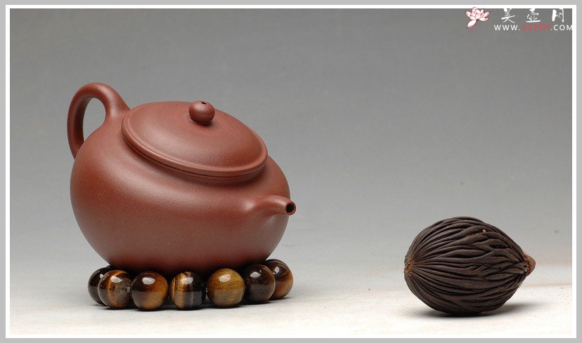 紫砂壶图片：饱满中见秀气 薄胎精品 全手掇只 - 美壶网