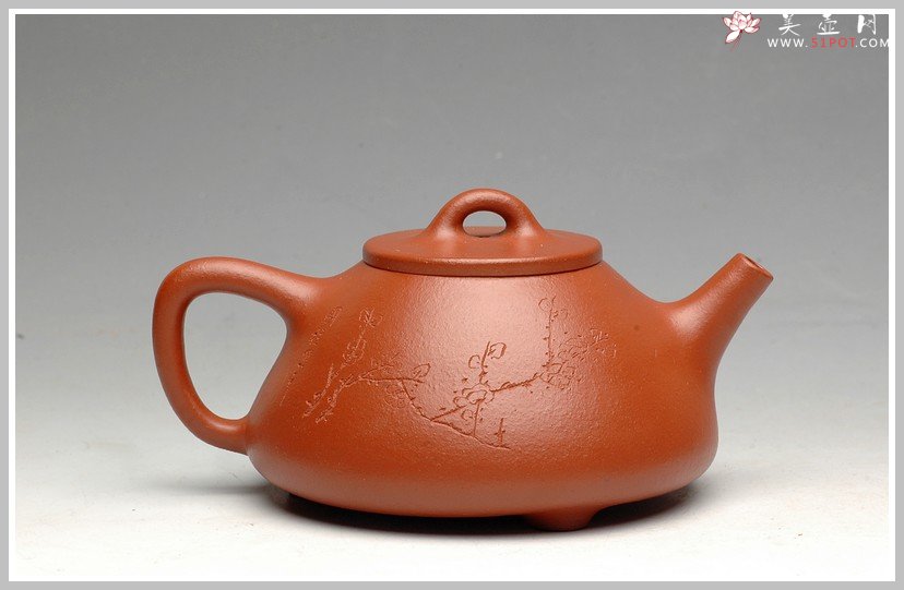 紫砂壶图片：各种泥料 子冶石瓢 - 美壶网