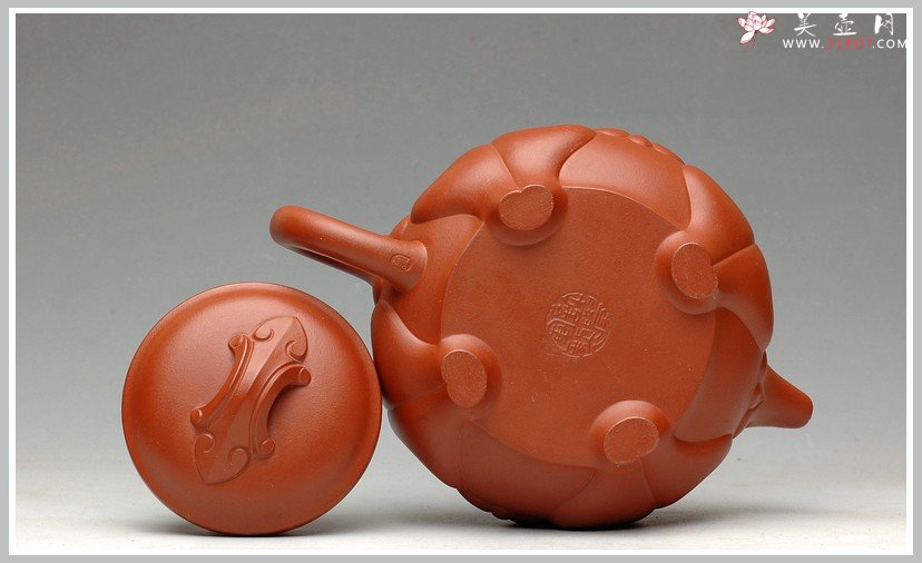 紫砂壶图片：赵庄红泥 经典代表作 四季如意 - 美壶网