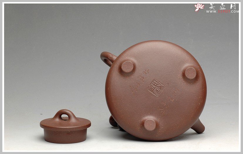 紫砂壶图片：各种泥料 子冶石瓢 - 美壶网