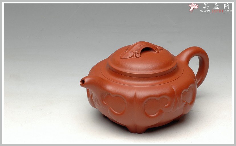 紫砂壶图片：赵庄红泥 经典代表作 四季如意 - 美壶网