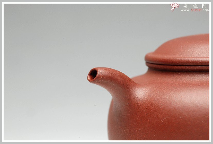 紫砂壶图片：饱满中见秀气 薄胎精品 全手掇只 - 美壶网