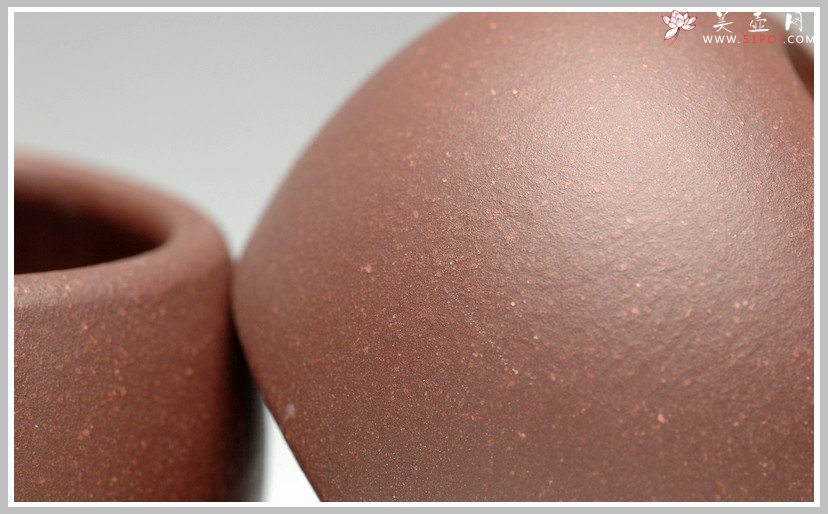 紫砂壶图片：几个优质好料手工杯 红皮龙 段泥 紫泥 朱泥 - 美壶网