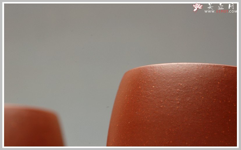 紫砂壶图片：几个优质好料手工杯 红皮龙 段泥 紫泥 朱泥 - 美壶网