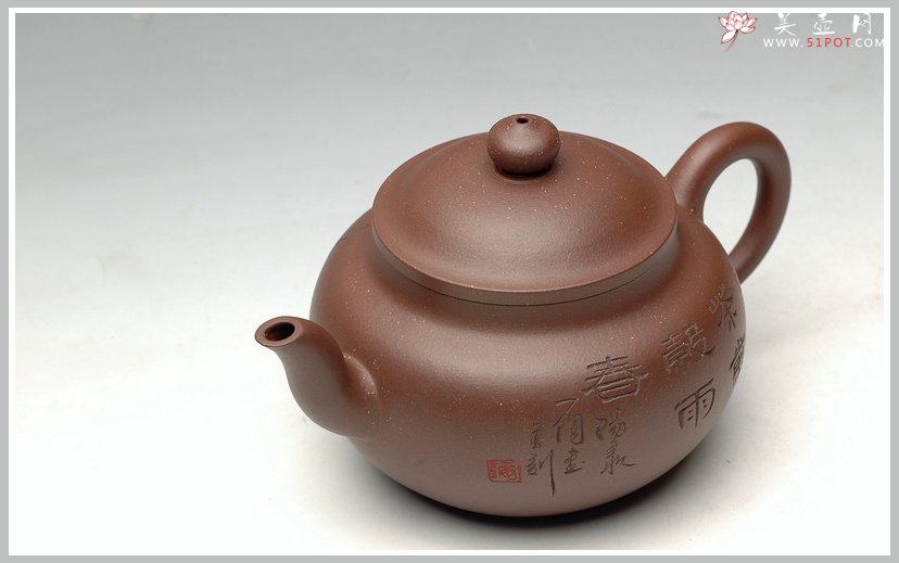 紫砂壶图片：精工 实用莲子 - 美壶网