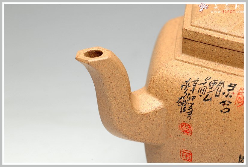 紫砂壶图片：李彦雄老师通景山水 何卫枫实力全手连连高登 - 美壶网