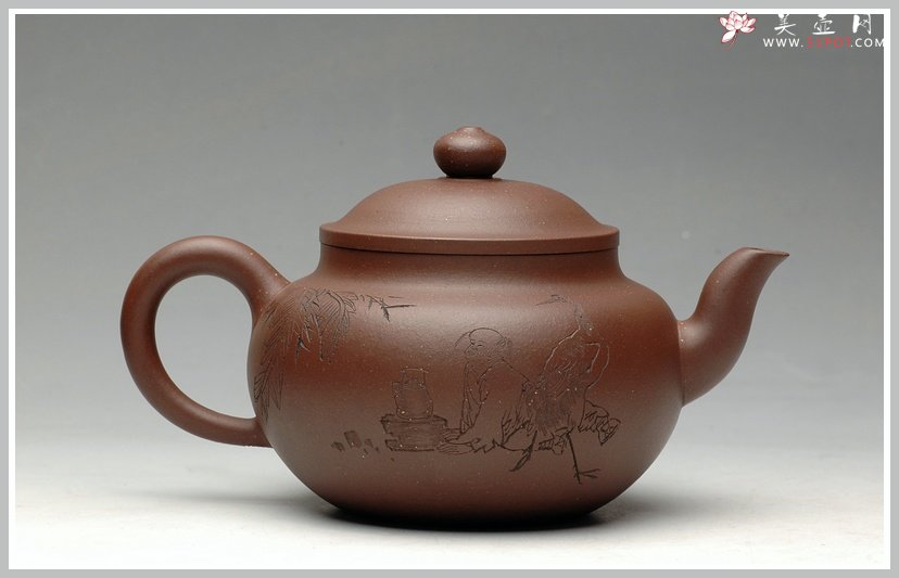 紫砂壶图片：精工 实用莲子 - 美壶网