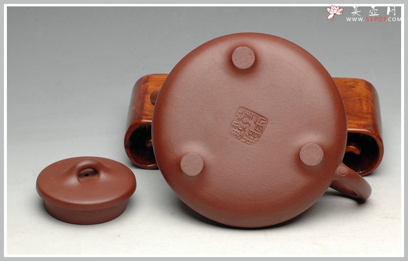 紫砂壶图片：好底料 骨肉均挺 实力艺人 全手子冶石瓢 - 美壶网