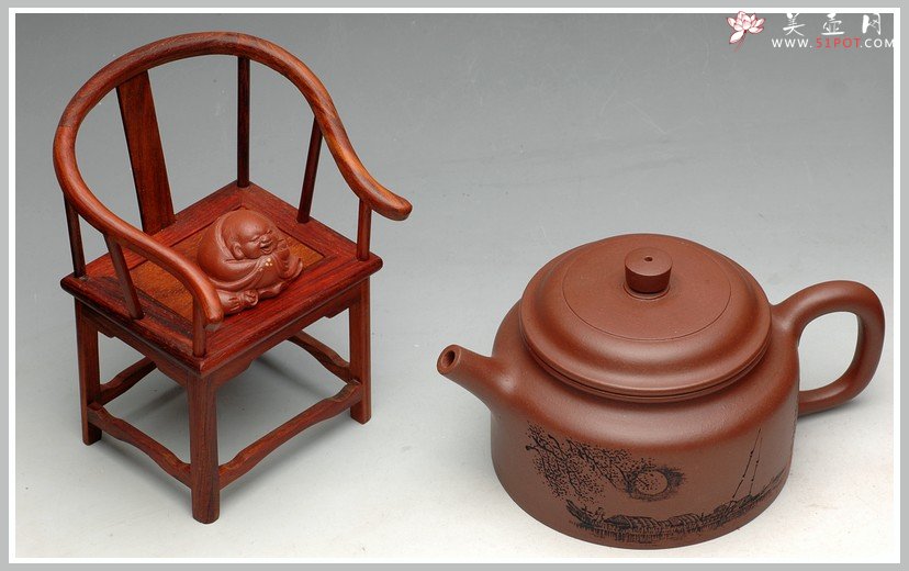 紫砂壶图片：敏而好学 做工精细 全手德中 - 美壶网