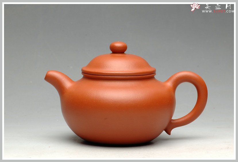 紫砂壶图片：丰盈可人 古朴静雅   全手矮莲 - 美壶网