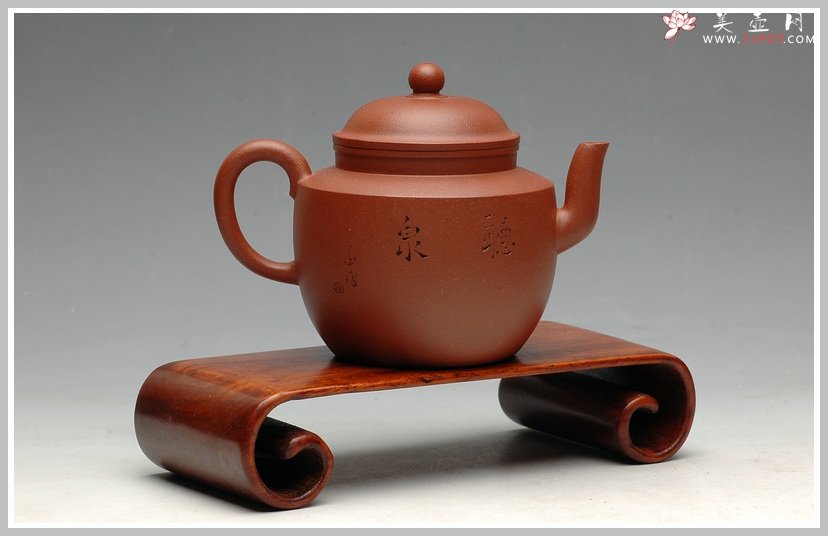 紫砂壶图片：摹古精品 雅致之风 全手高灯 桂花泥 - 美壶网