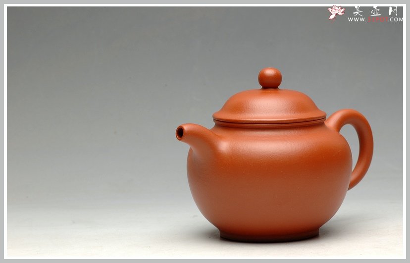 紫砂壶图片：冬日必备朱泥小壶 全手利器 全手小掇只 - 美壶网