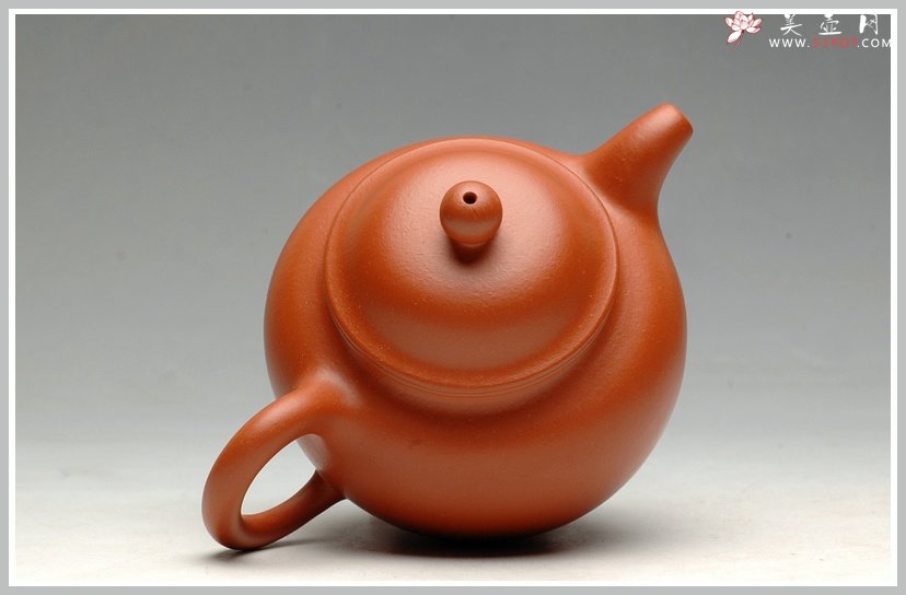 紫砂壶图片：冬日必备朱泥小壶 全手利器 全手小掇只 - 美壶网