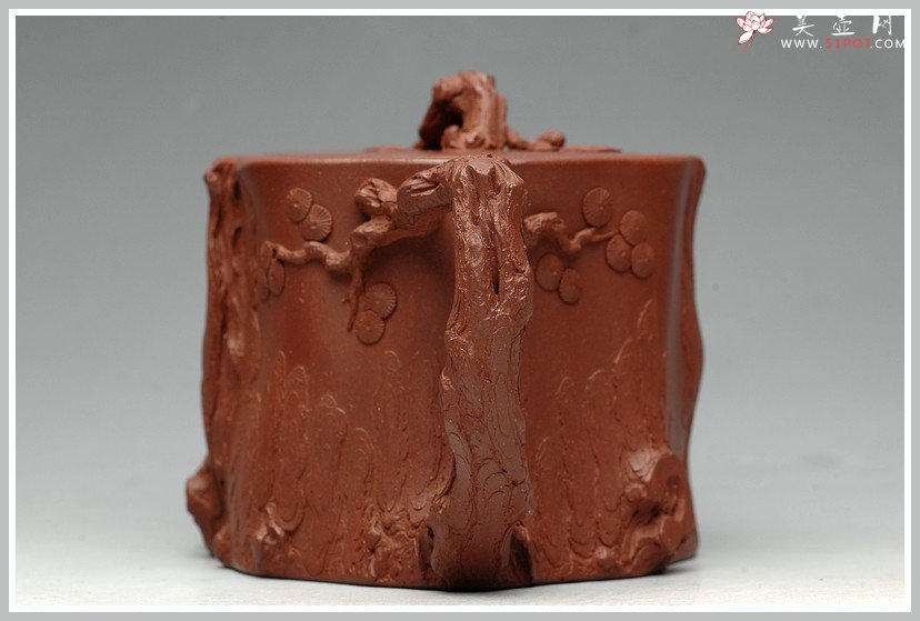 紫砂壶图片：花器实力派 辛卯年作品 精品松桩 细品 - 美壶网
