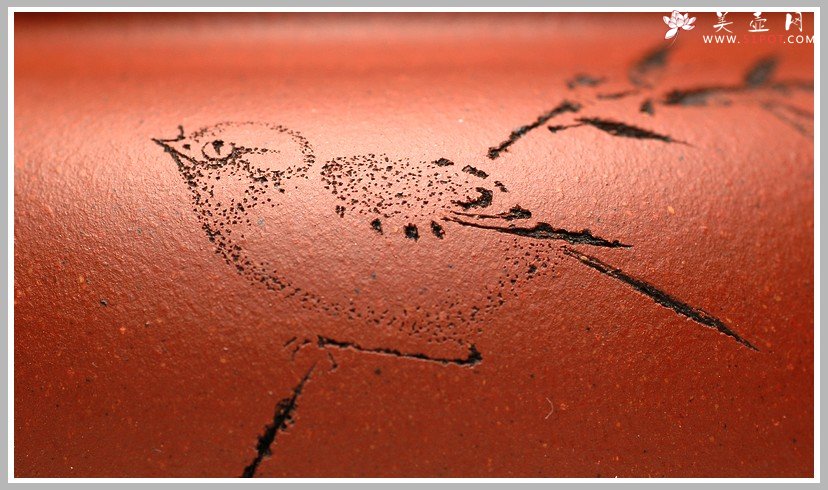 紫砂壶图片：温润如玉 阴阳顿挫 全手儒君 - 美壶网