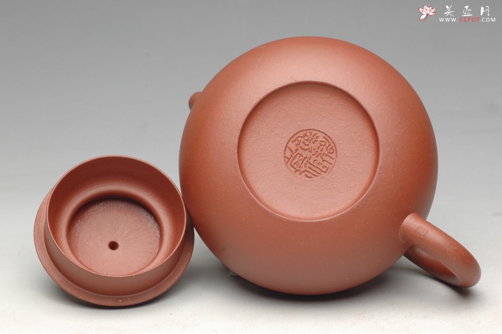 紫砂壶图片：非常纯的地槽青 爱不释手 全手扁西施 - 美壶网