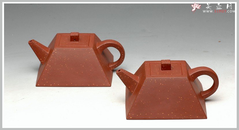 紫砂壶图片：精神 养欲迷人  全手斗方 升方 - 美壶网