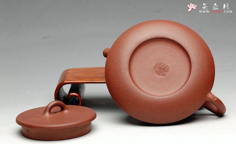 紫砂壶图片：桃花泥 实用佳器 石铫 - 美壶网