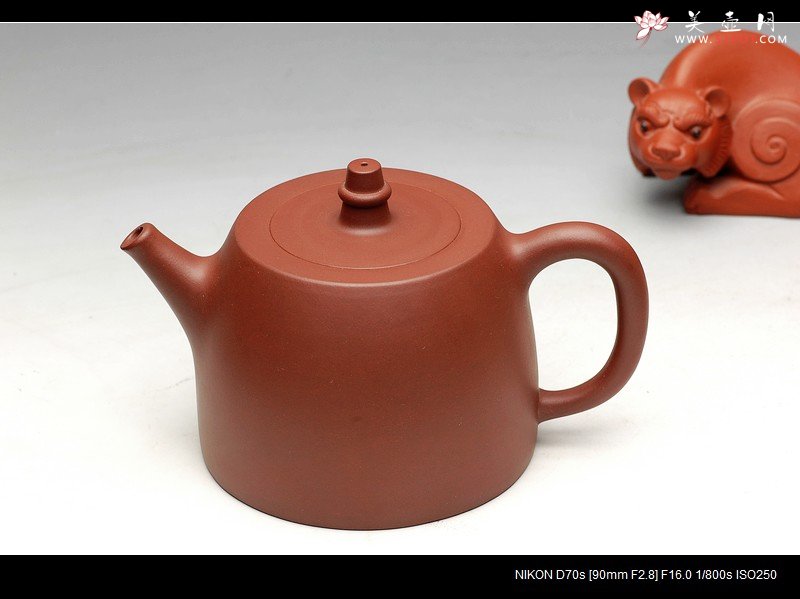 紫砂壶图片：进步神速 嵌盖严合 钢流 饱满厚重 全手汉铎 - 美壶网