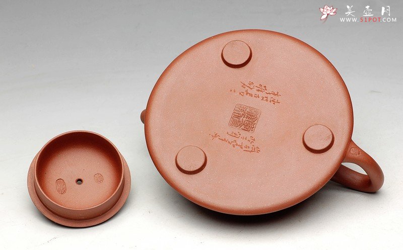 紫砂壶图片：吴镇风格 优质地槽青 实用佳品 刻竹的瓢3 - 美壶网