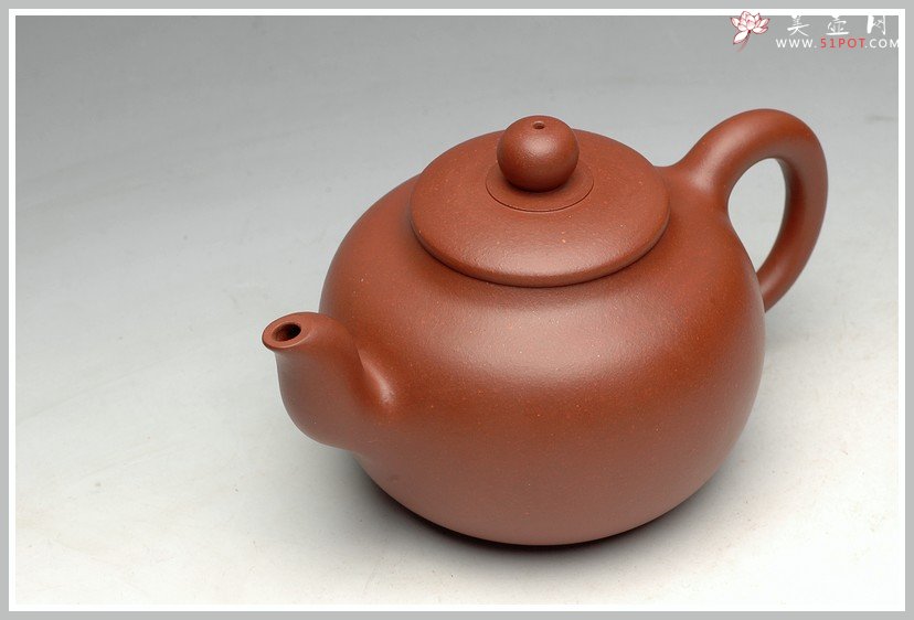 紫砂壶图片：优质地槽青泥色温润可人 道洪风格  全手珠韵 - 美壶网