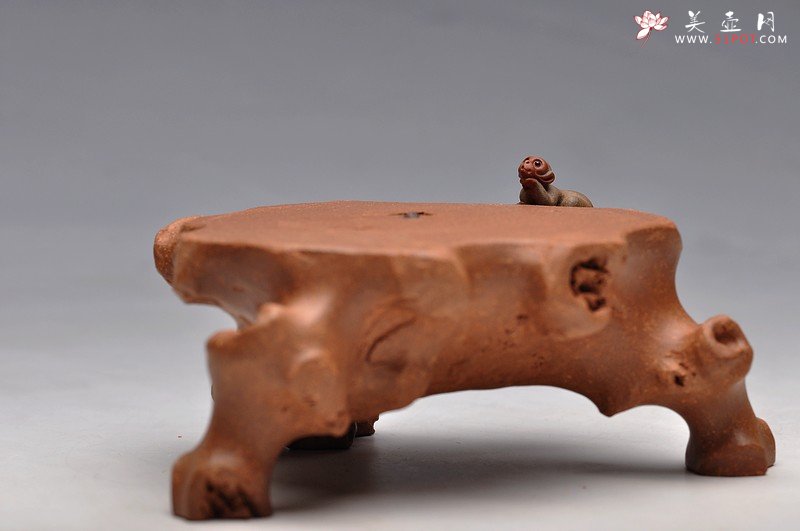 紫砂壶图片：刘景 猴子盖托 妙手雅玩 - 美壶网