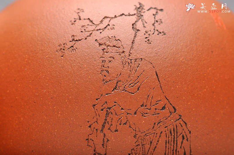 紫砂壶图片：美人醉 醉美人 迷人降坡泥 国助和石摹海派三任之任薰 高士 - 美壶网